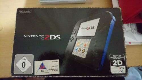 Nintendo 2DS (Black/Blue) - With 2 Games