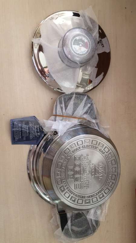 Stainless Steel Frypan Ø 16CM(1.6L) 9 Layer Capsuled Set with Thermostat lids