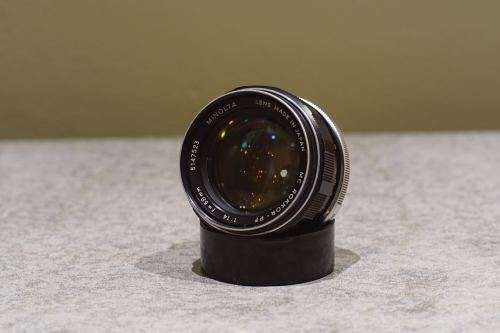 MINOLTA 58MM F1.4 LENS Scratch