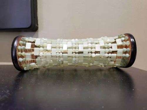 Antique jade pillow