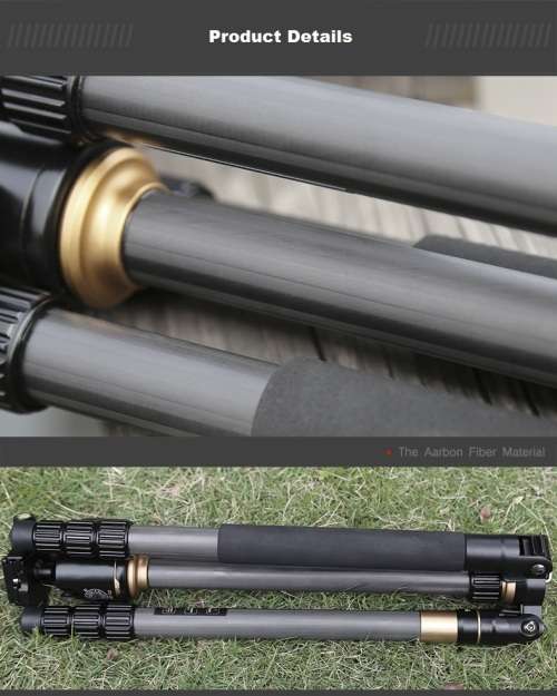 Carbon fibre portable tripod