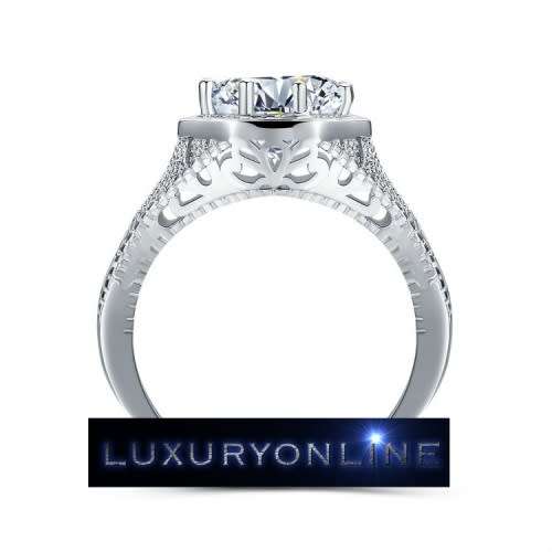 White Gold Filled 1.38ct Simulated Diamond Ring