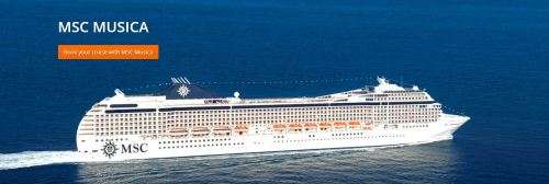2 Night Fun Cruise to Nowhere MSC MUSICA - 14th to 16th Dec 2018 (2 Adults, 1 Child Only - Balcony)