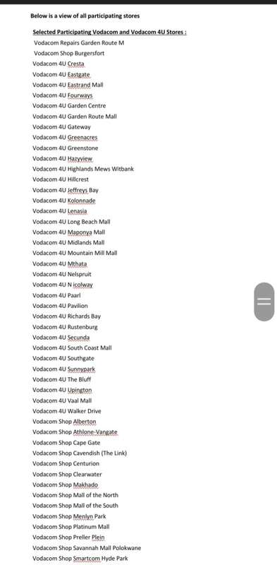 Vodacom voucher