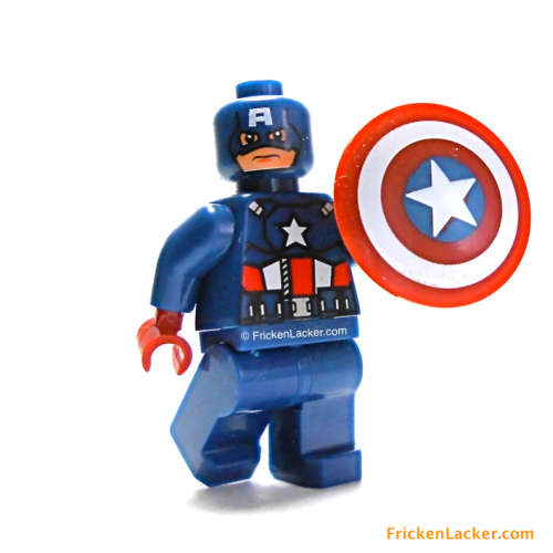 CAPTAIN AMERICA / FrickenLacker Minifigure LEGO MINI FIGURE STYLE