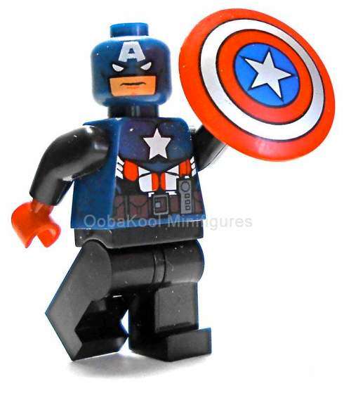 CAPTAIN AMERICA / OobaKool Minifigure