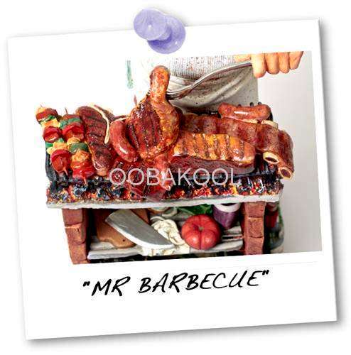 GUILLERMO FORCHINO COMIC ART / MR BARBECUE / OobaKool - Official Forchino Dealer