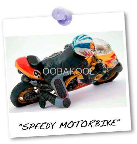 GUILLERMO FORCHINO COMIC ART / SPEEDY MOTORBIKE / OobaKool Official Forchino Dealer