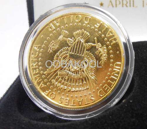 COIN SET / RMS TITANIC / 100TH ANNIVERSARY TWO COIN SET / 24KT GOLD PLATED / OobaKool
