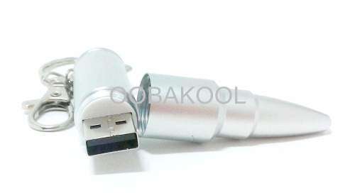 SUPER SALE!! - 4GB USB / SILVER BULLET FLASH MEMORY DRIVE / OobaKool