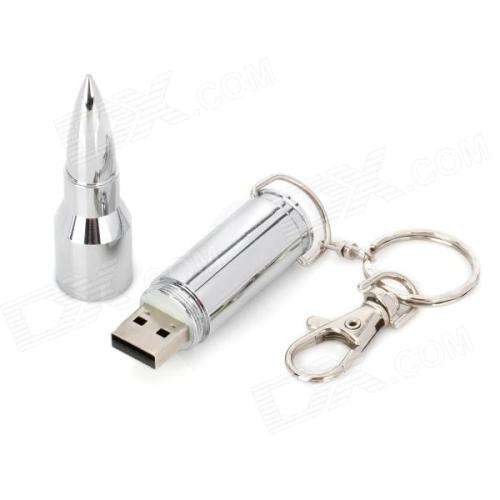 SUPER SALE!! - 4GB USB / SILVER BULLET FLASH MEMORY DRIVE / OobaKool