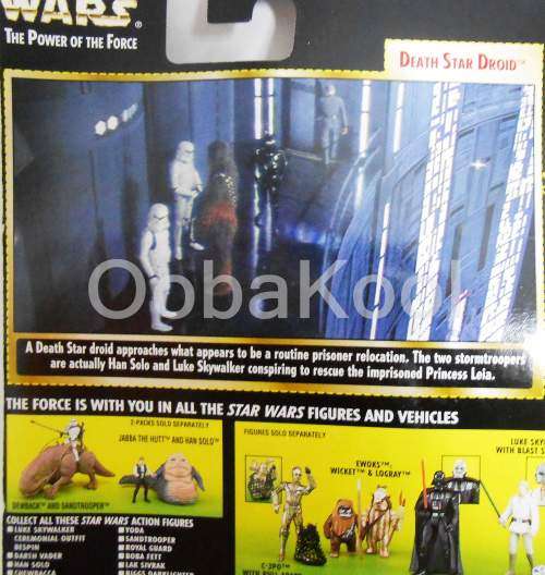 SALE!! STAR WARS / DEATH STAR DROID - MOUSE DROID / 3.75" HASBRO '98 FIGURE / NEW ON CARD / OobaKool