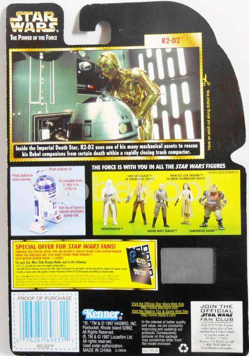 SALE!! -STAR WARS / R2-D2 / 3.75" HASBRO 1997 FIGURE / NEW ON CARD / DARK EMPIRE COMICS / OobaKool