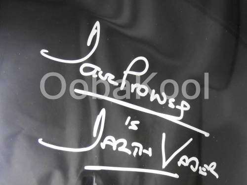SALE!! -STAR WARS / DARTH VADER AUTOGRAPHED LIFE SIZE HELMET / BY VADER ACTOR DAVE PROWSE / OobaKool