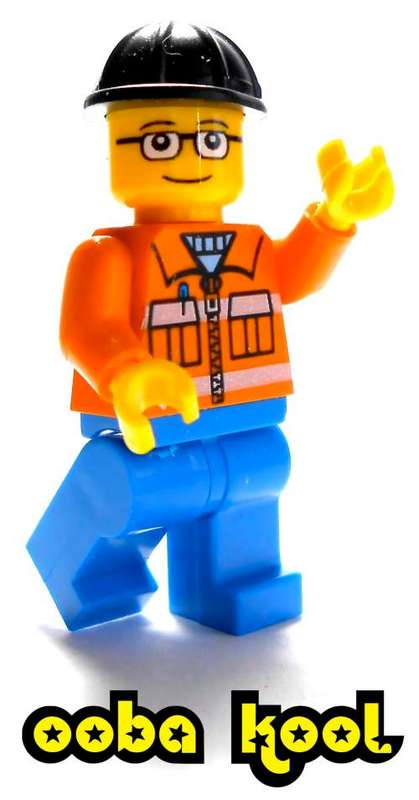 CITY SERIES / SPACE STATION WORKER / OobaKool Minifigure