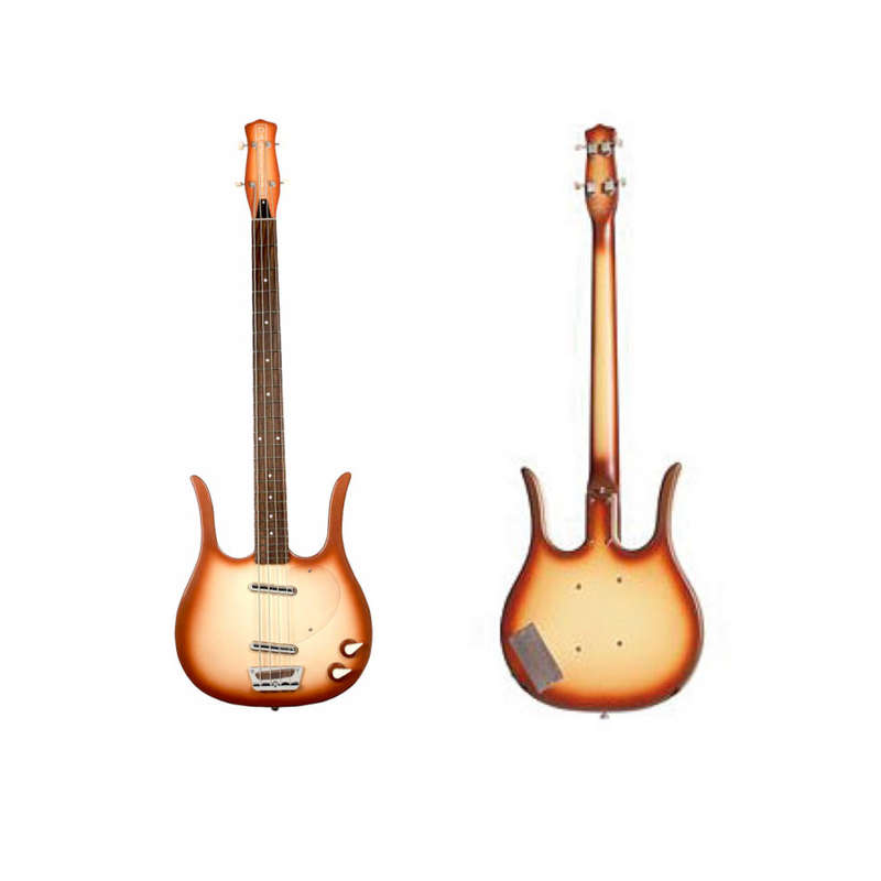 DANELECTRO / LONGHORN BASS / Vintage Sunburst Electric Bass Guitar Reissue / OobaKool