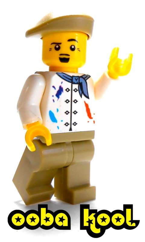 CITY SERIES / ARTIST / PAINTER / OobaKool Minifigure