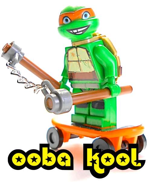 TEENAGE MUTANT NINJA TURTLES / MICHELANGELO / TMNT / OobaKool Minifigure