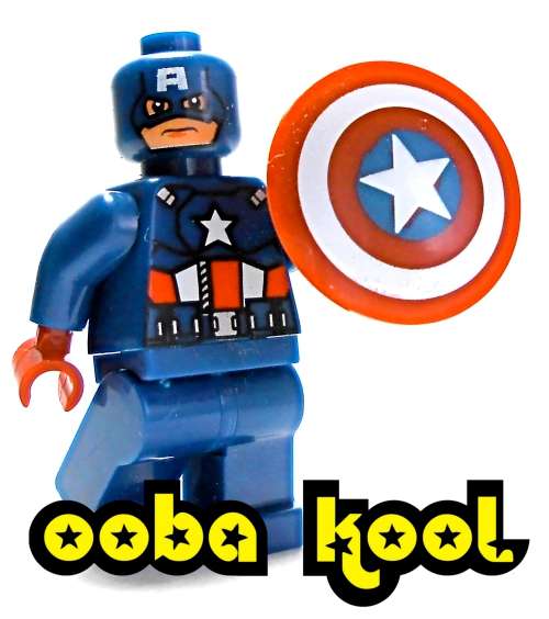 CAPTAIN AMERICA / OobaKool Minifigure