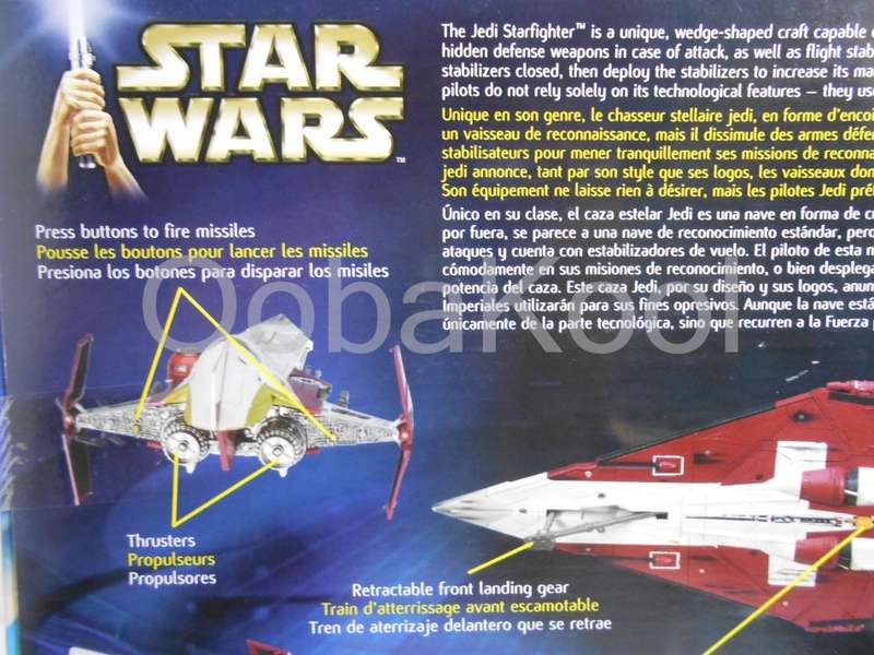 SALE!! - STAR WARS / OBI-WAN KENOBI'S JEDI STARFIGHTER / 2001 HASBRO VEHICLE / OobaKool
