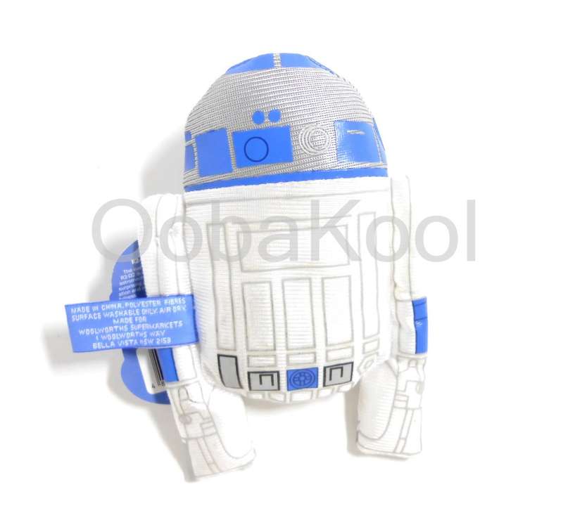 SALE!! - STAR WARS / R2-D2 / 13CM PLUSH TOY / DISTRIBUTED BY WOOLWORTHS USA / OobaKool