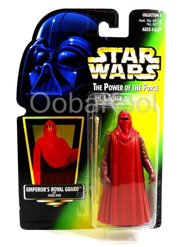 SALE!! - STAR WARS / EMPEROR'S ROYAL GUARD / 1997 HASBRO 3.75 INCH FIGURE / MOC / POTF / OobaKool