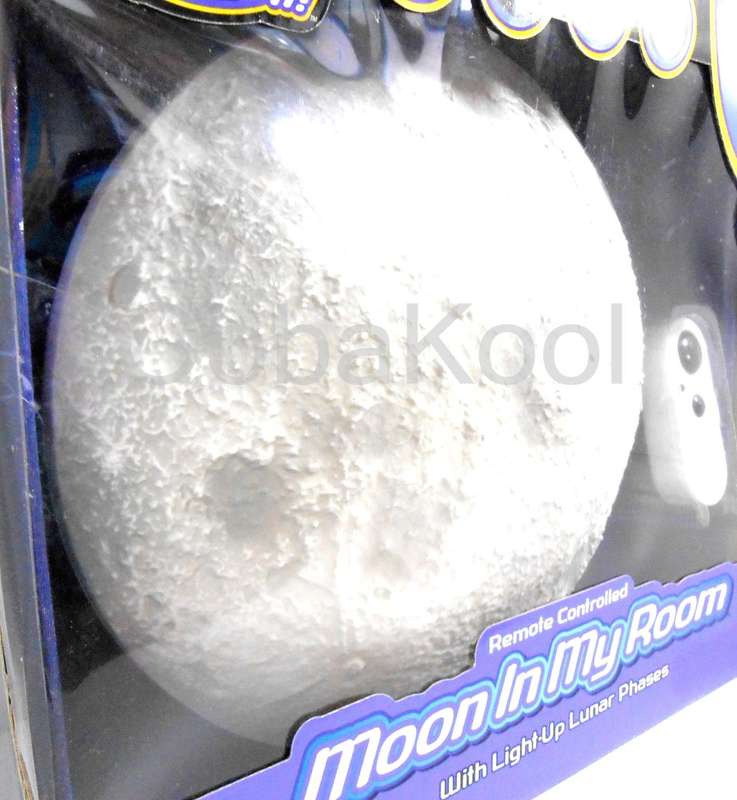 MOON IN MY ROOM / UNCLE MILTON - REMOTE CONTROLLED LIGHT-UP MOON / OobaKool