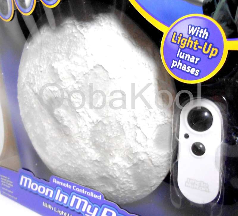 MOON IN MY ROOM / UNCLE MILTON - REMOTE CONTROLLED LIGHT-UP MOON / OobaKool