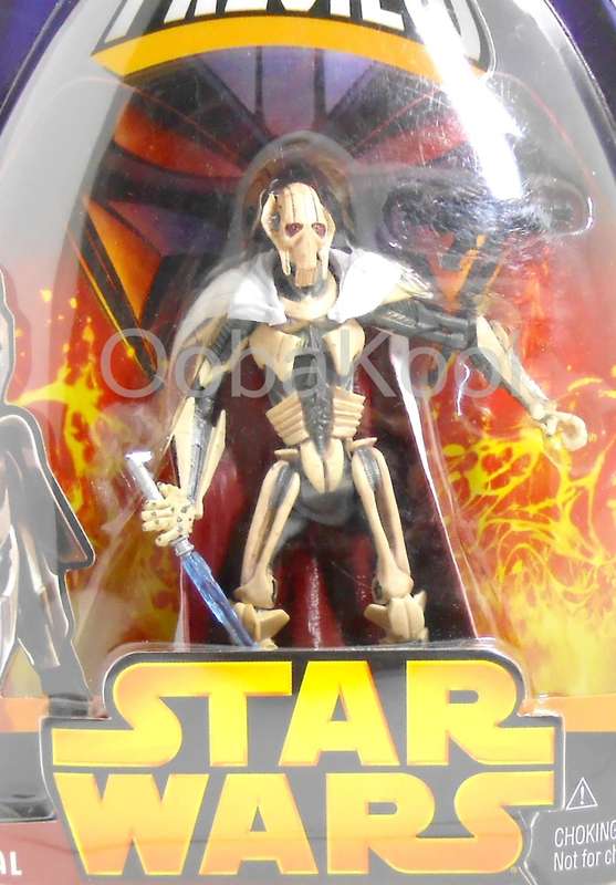 SALE!! -STAR WARS / GENERAL GRIEVOUS - SNEAK PREVIEW #14 / 2004 HASBRO 3.75" FIGURE / MOC / OobaKool