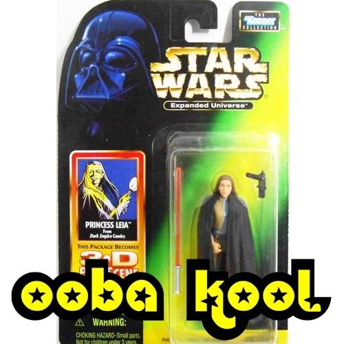 SALE!! -STAR WARS / PRINCESS LEIA / 3.75" HASBRO 1998 FIGURE / NEW ON CARD / OobaKool