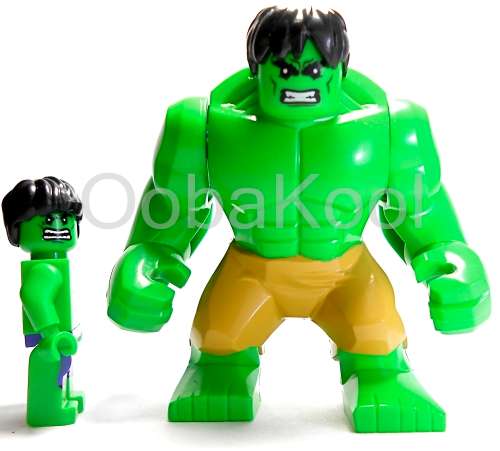 GREEN HULK / MEGA SIZE / OobaKool Minifigure