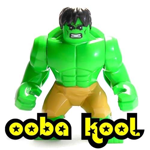 GREEN HULK / MEGA SIZE / OobaKool Minifigure