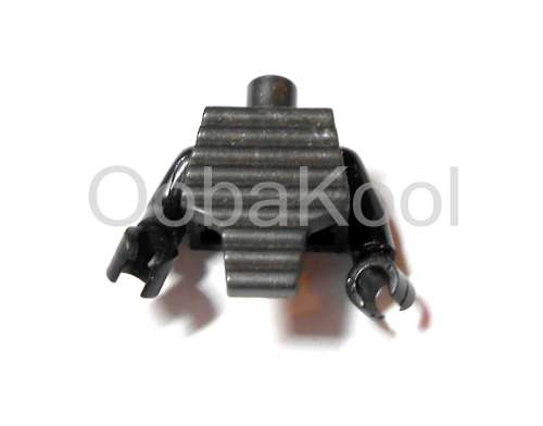 FIGURE ACCESSORY / BODY ARMOUR / BLACK / OobaKool Minifigure Accessories