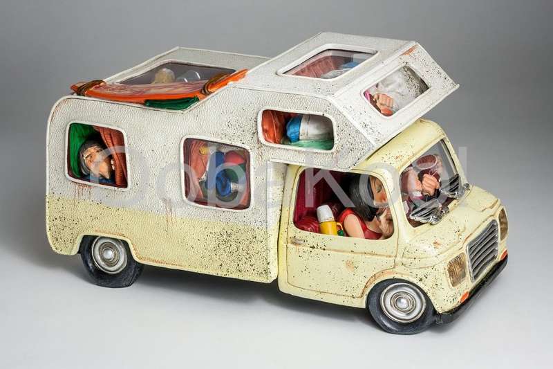 GUILLERMO FORCHINO COMIC ART / THE CAMPER / NEW RELEASE / OobaKool Official Forchino Dealer