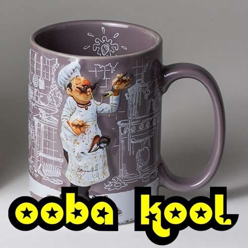 GUILLERMO FORCHINO COMIC ART / THE COOK MUG / OobaKool Official Forchino Model