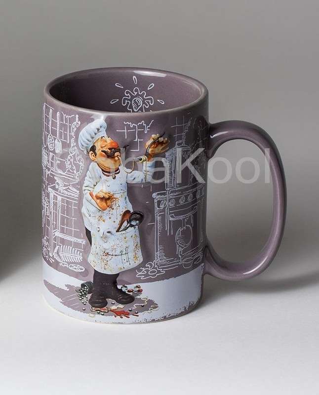 GUILLERMO FORCHINO COMIC ART / THE COOK MUG / OobaKool Official Forchino Model