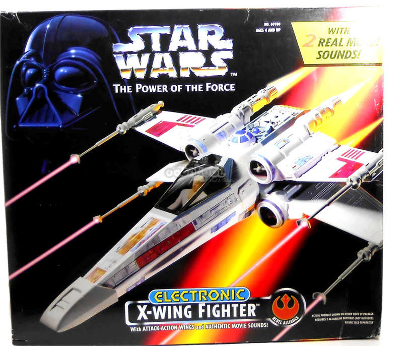 SALE!! - STAR WARS / ELECTRONIC X-WING FIGHTER / 1995 KENNER / BIB / OobaKool
