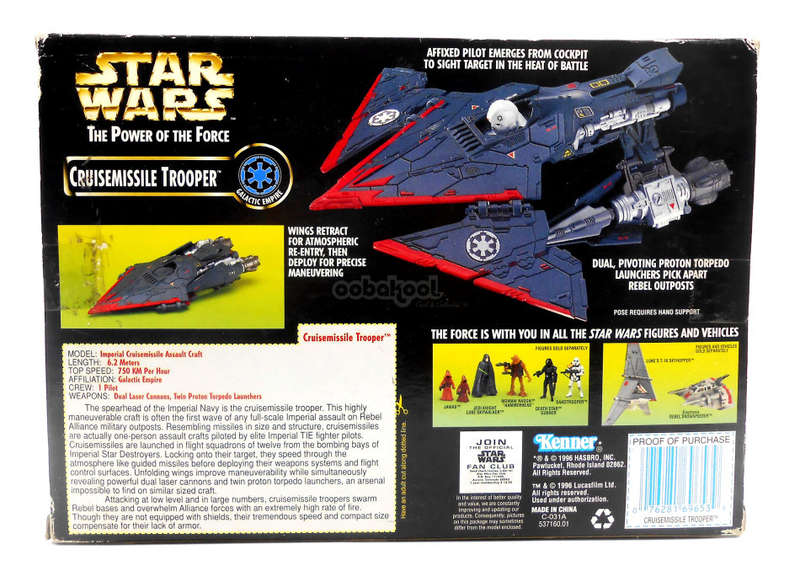 Star Wars / Cruisemissile Trooper / 1996 Hasbro 3.75" Series Vehicle / POTF Collection / NIB
