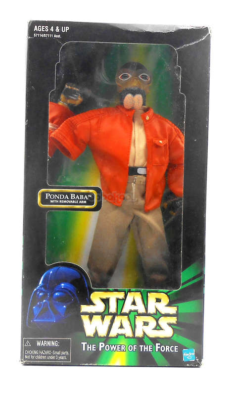 Star Wars / Ponda Baba with Removable Arm / POTF Collection / 1998 Hasbro 12" Poseable Figure / NIB