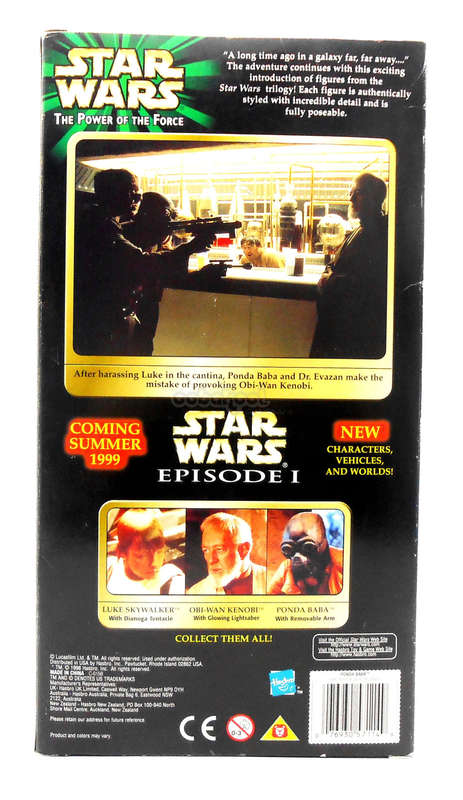 Star Wars / Ponda Baba with Removable Arm / POTF Collection / 1998 Hasbro 12" Poseable Figure / NIB