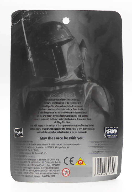 STAR WARS / BOBA FETT / 2003 HASBRO CONVENTION EXCLUSIVE FIGURE / MOC / OobaKool