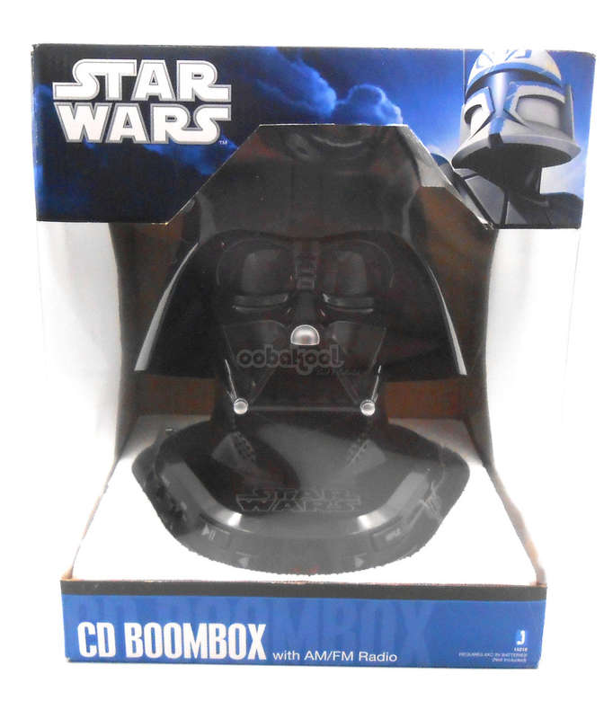 Star Wars / Darth Vader CD Boombox AM/FM Radio / Jazwares 2011 Lucas Film / NIB / EXTREMELY RARE!!