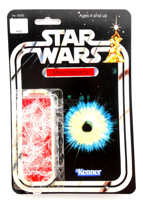 Star Wars / Midichlorians - Jedi Blood / Novelty Custom Card / 2012 Kenner 3.75" Figure / MOC