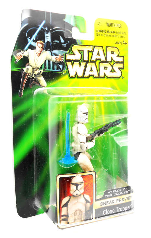 Star Wars / Clone Trooper / Attack of the Clones Collection / 2001 Hasbro 3.75" Action Figure / MOC