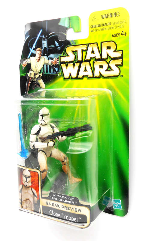 Star Wars / Clone Trooper / Attack of the Clones Collection / 2001 Hasbro 3.75" Action Figure / MOC