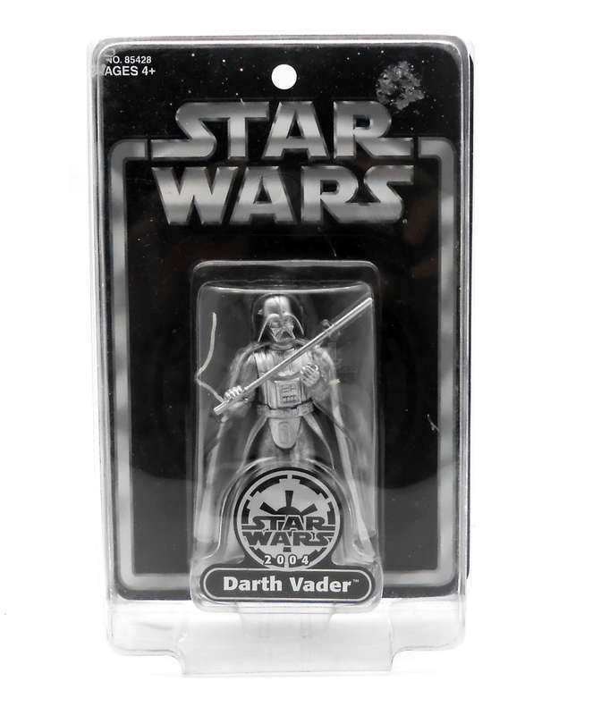 Star Wars / Darth Vader / Ltd Edition Fan Figure / 2004 Hasbro 3.75" Action Figure / MOC