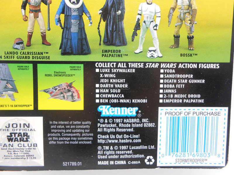 Star Wars / Stormtrooper / POTF Collection / 1997 Kenner 3.75 Inch Action Figure / MOC