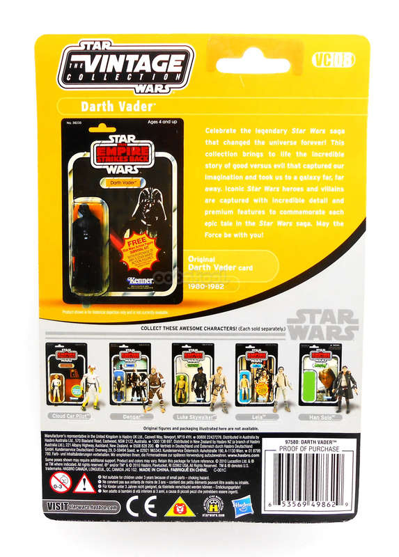 Star Wars / Darth Vader / Empire Strikes Back Collection / 2010 Hasbro 3.75 Inch Action Figure / MOC