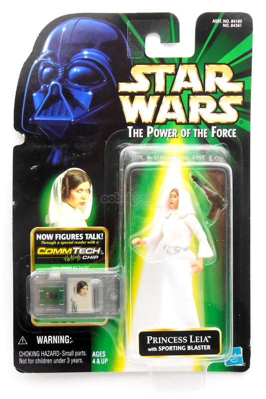 Star Wars / Princess Leia with Sporting Blaster / POTF / 1999 Hasbro 3.75" Action Figure / MOC