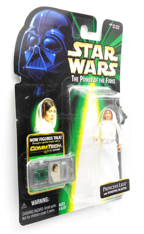 Star Wars / Princess Leia with Sporting Blaster / POTF / 1999 Hasbro 3.75" Action Figure / MOC